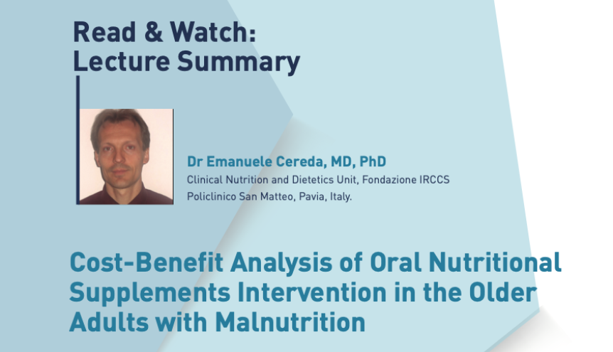 Cost-Benefit Analysis of Oral Nutritional Supplements Intervention in the Older Adults with Malnutrition
