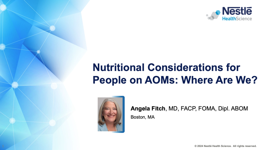 Nutritional Considerations with Antiobesity Medications
