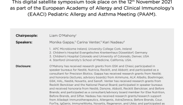The Link Between Early Diet and Food Allergy 