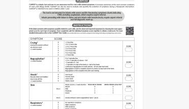 Cow's Milk related Symptom Score (CoMiSS™) awareness tool for HCP