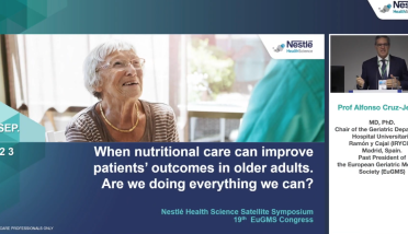 EUGMS 2023 - Alfonso Cruz Jentoft - Changing patterns of nutritional care in ORTHOGERIATRIC wards