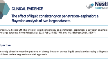 The Effect of Liquid Consistency on Penetration-Aspiration: a Bayesian Analysis of Two Large Datasets.
